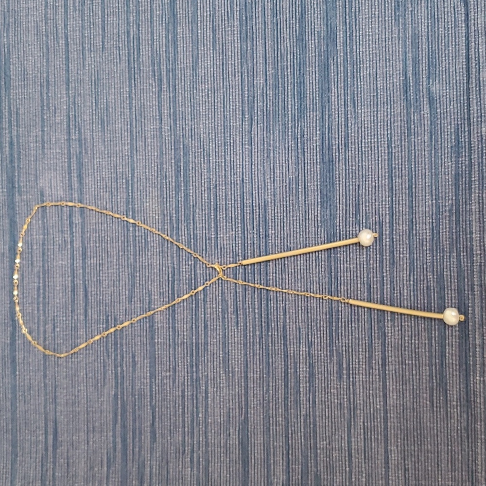 Artisan Freshwater Pearl Lariat Necklace
